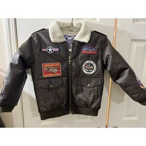 UNITED STATES AIR FORCE JUNIOR BOMBER JACKET, UP AND AWAY, SIZE Small 8